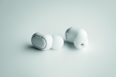 Logo trade corporate gifts picture of: Recycled ABS TWS earbuds