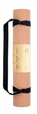 Logo trade promotional giveaways picture of: Cork yoga mat