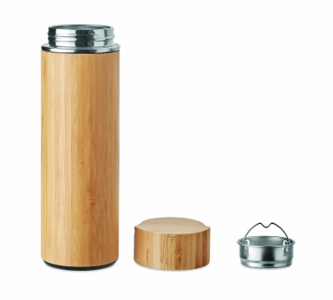 Logo trade advertising product photo of: Double wall flask 400 ml TAMPERE