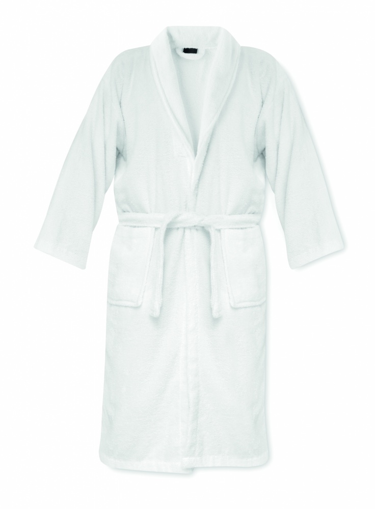 Logo trade corporate gifts image of: Bathrobe organic cotton XL/XXL