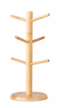 Logo trade promotional item photo of: Bamboo cup set holder