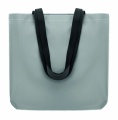 High reflective shopping bag, Matt Silver