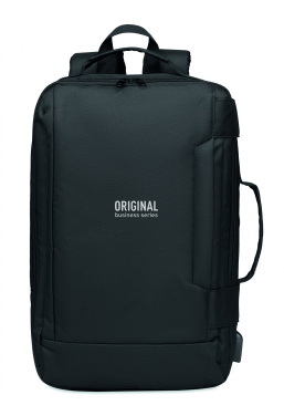 Logo trade promotional gifts picture of: Laptop backpack in 300D RPET