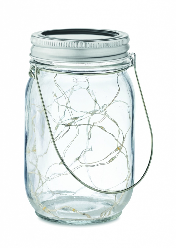 Logotrade promotional giveaways photo of: Solar mason jar outdoor lamp