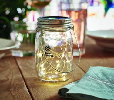 Logotrade promotional giveaways photo of: Solar mason jar outdoor lamp