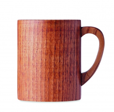 Logo trade promotional items image of: Oak wooden mug 280 ml