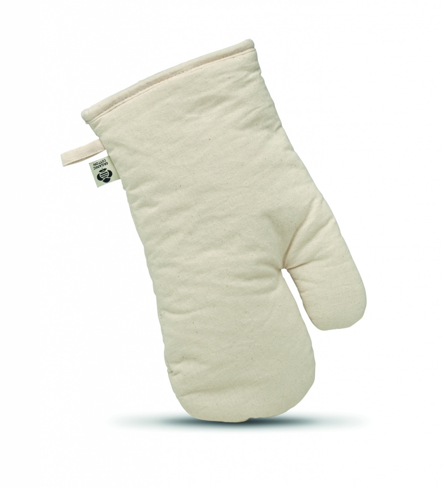 Logo trade promotional giveaways image of: Organic cotton oven glove