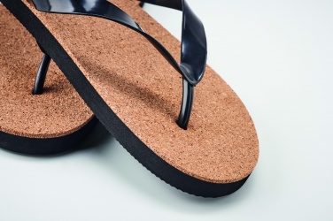 Logo trade promotional items image of: Cork beach slippers L