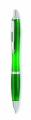 Ball pen in RPET, Transparent Green