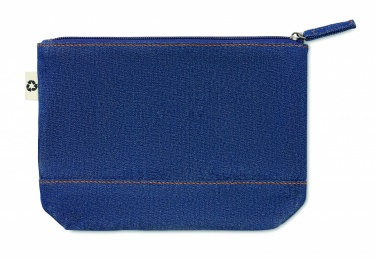 Logo trade advertising products picture of: Recycled denim cosmetic pouch