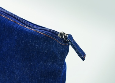 Logotrade corporate gift picture of: Recycled denim cosmetic pouch