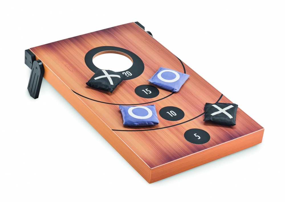 Logo trade corporate gifts image of: Double sided MDF game set