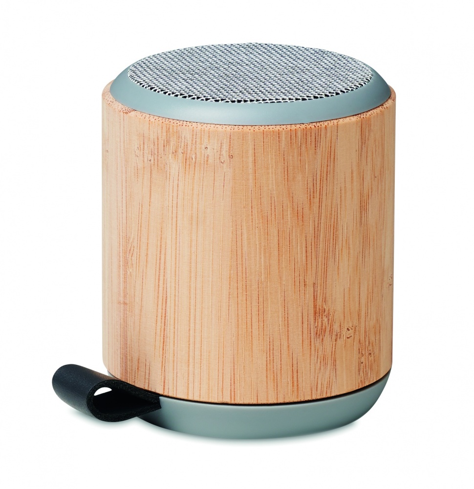 Logotrade promotional products photo of: 5.3 wireless bamboo speaker