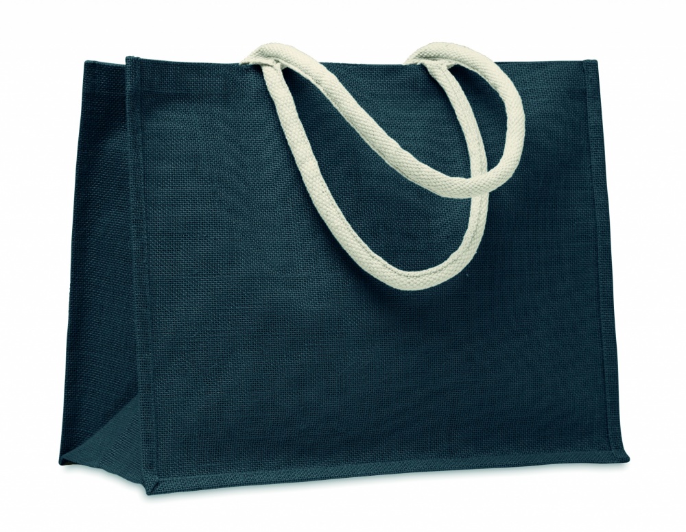 Logo trade promotional giveaway photo of: Jute bag with cotton handle