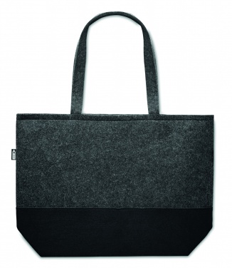 Logo trade corporate gift photo of: RPET felt shopping bag