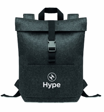 Logo trade corporate gifts picture of: RPET felt backpack