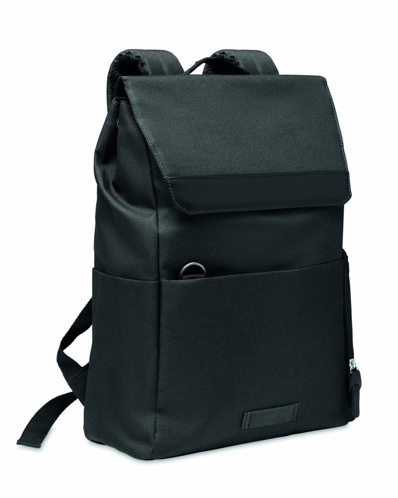 Logo trade promotional merchandise image of: 600D RPET laptop backpack