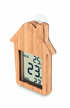 Logotrade corporate gift picture of: Bamboo weather station HISA