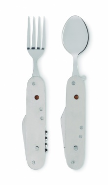 Logo trade promotional merchandise picture of: Multifunction cutlery set