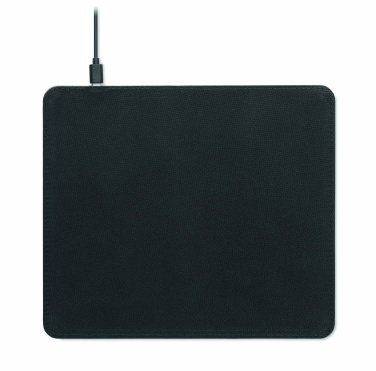 Logotrade promotional item image of: Cork mouse mat charger 15W