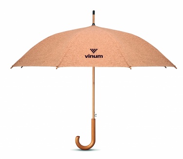 Logo trade promotional merchandise image of: 25 inch cork umbrella