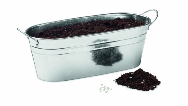 Logotrade business gift image of: Zinc tub with 3 herbs seeds