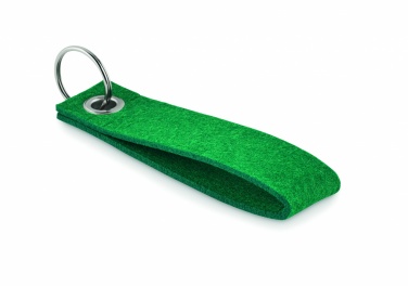 Logotrade promotional merchandise image of: RPET felt key ring Hämeenlinna