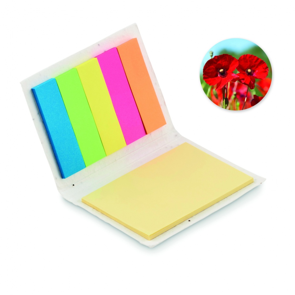 Logotrade advertising product picture of: Seed paper sticky note pad