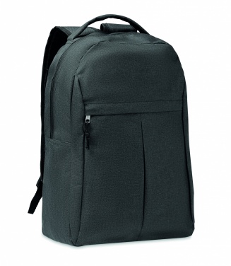 Logo trade promotional giveaway photo of: 600D RPET 2 tone backpack