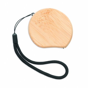 Logotrade promotional item picture of: Measuring tape in bamboo 2m