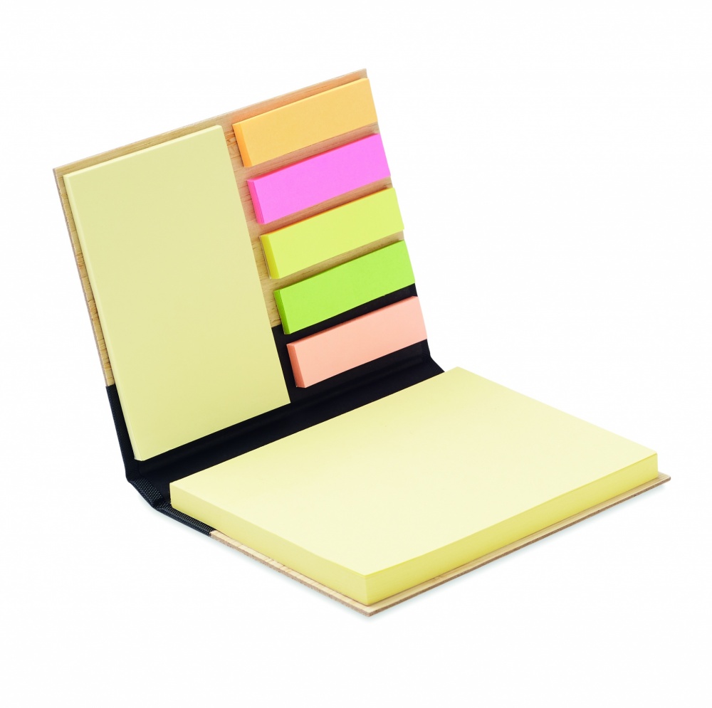 Logotrade corporate gift picture of: Bamboo sticky note memo pad