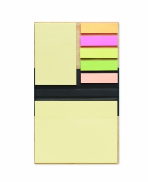 Logotrade promotional gifts photo of: Bamboo sticky note memo pad