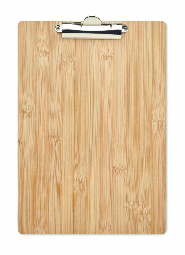 Logo trade promotional gifts picture of: A4 bamboo clipboard