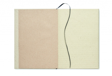 Logo trade promotional products picture of: A5 grass notebook 80 lined