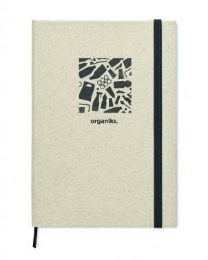 Logotrade promotional merchandise picture of: A5 grass notebook 80 lined