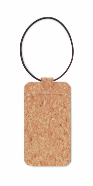 Logo trade corporate gift photo of: Cork luggage tag