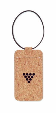 Logo trade promotional merchandise picture of: Cork luggage tag