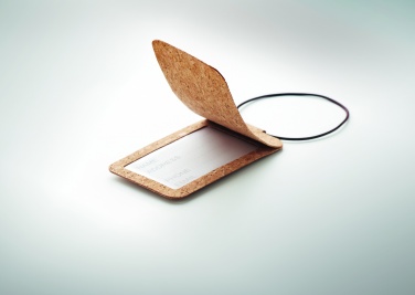 Logotrade promotional giveaway picture of: Cork luggage tag