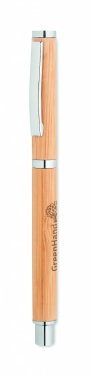 Logotrade promotional gift picture of: Bamboo gel pen