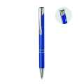 Recycled aluminium ball pen, Royal Blue