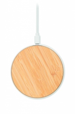 Logotrade business gifts photo of: Bamboo wireless charger 10W