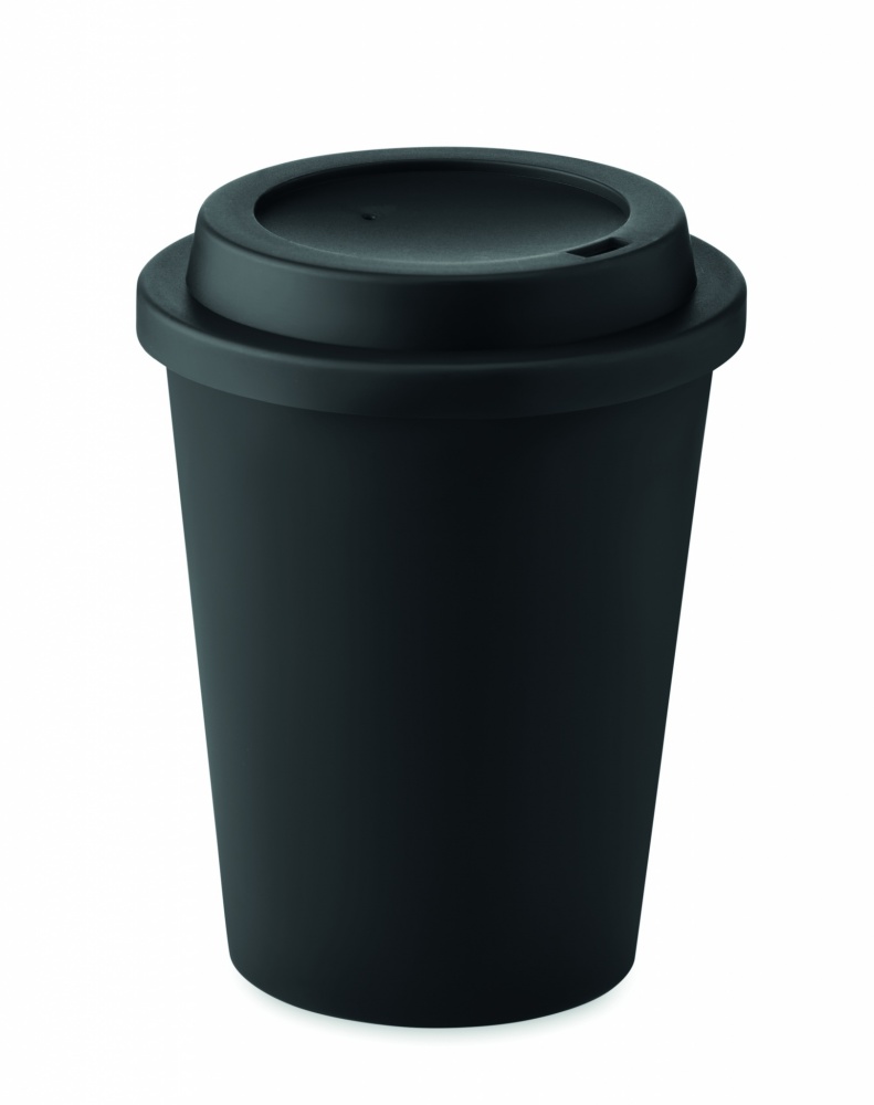 Logo trade promotional merchandise picture of: Double wall tumbler PP 300 ml