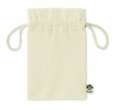 Logotrade corporate gift picture of: Small organic cotton gift bag