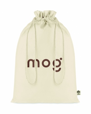 Logo trade promotional products image of: Large organic cotton gift bag