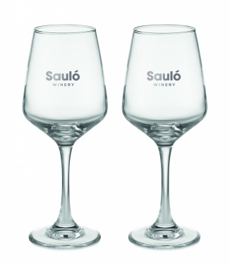 Logotrade business gifts photo of: Set of 2 wine glasses