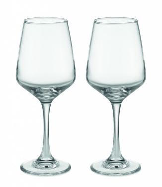 Logotrade business gift image of: Set of 2 wine glasses