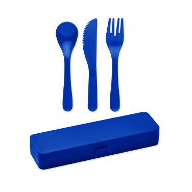 Logotrade advertising product image of: Cutlery set recycled PP