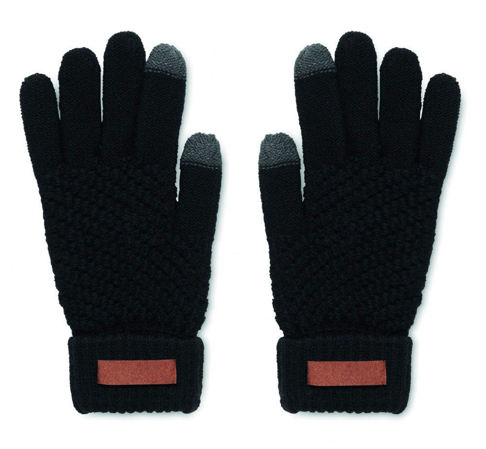 Logotrade promotional items photo of: Rpet tactile gloves