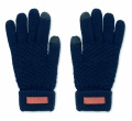 Rpet tactile gloves, French Navy