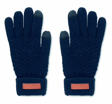 Logotrade promotional item image of: Rpet tactile gloves